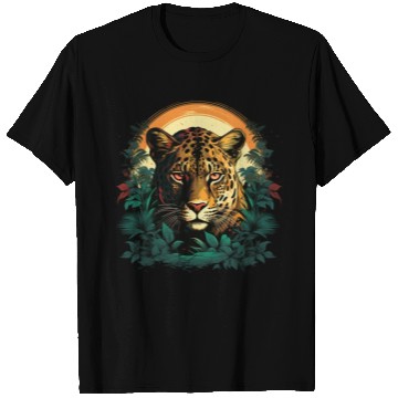 Discover The cheetah and hiding among the trees T Shirts
