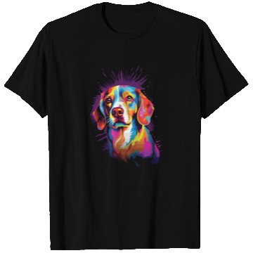 Discover Watercolor Colorful Beagle T Shirts