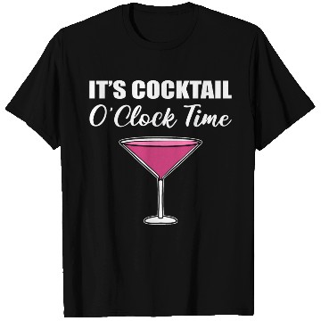 Discover Cocktail O'clock Time Mexican Drinker Gift T Shirts