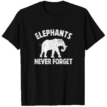 Discover Elephants Never Forget - Elephant T Shirts