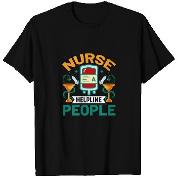 Discover Nurse Helpline People T Shirts