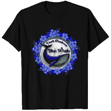 Discover Dark Shadows Blue Whale T Shirts