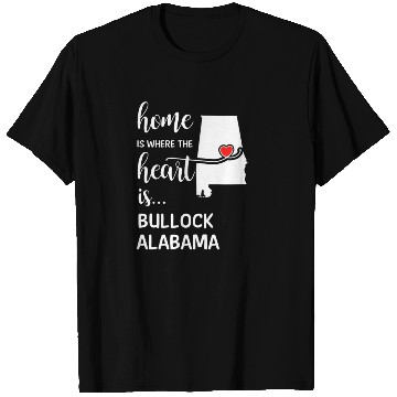 Discover Bullock County Albm Is Where My Heart Is Cool T Shirts