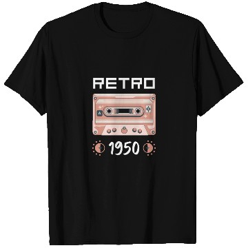 Discover Retro Tape Music Nostalgia Vintage 1950 T Shirts