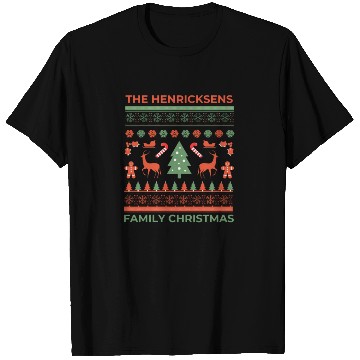 Discover The Henricksens Family Christmas 2024 ho ho ho T Shirts