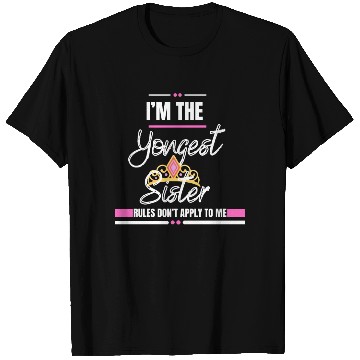 Discover I Am The Youngest Sister Sibling Love Family T Shirts