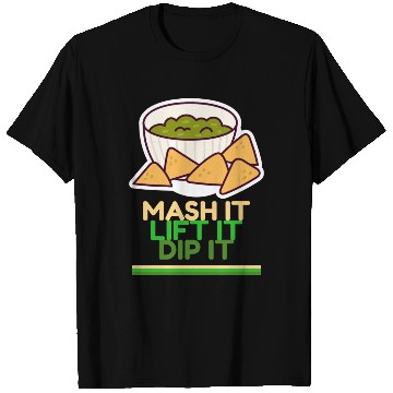 Discover Mash it, Lift it, Dip it Avocado Gym T Shirts
