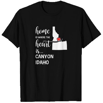 Discover Canyon County Idaho Is Where My Heart Is Cool Gift T Shirts