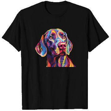 Discover Watercolor Colorful Weimaraner T Shirts