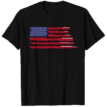 Discover The Gun USA Flag T Shirts