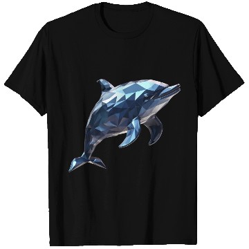 Discover Geometric Style Dolphin T Shirts