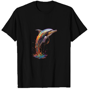 Discover Rainbow Dolphin T Shirts