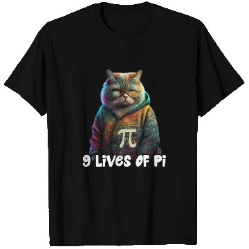 Discover Pi Day Cat Funny Cute Math Science Teacher Cat T Shirts