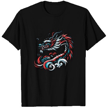 Discover Colorful Chinese Dragon Artwork Essentials T Shirts