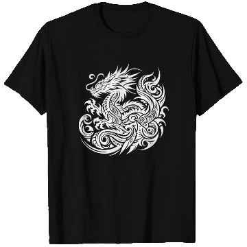 Discover Dragon T Tattoo Artistic Symbol Design T Shirts