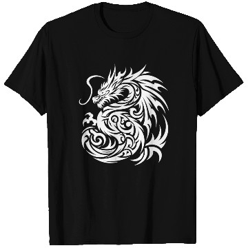 Discover Dragon T Tattoo Artistic Design T Shirts