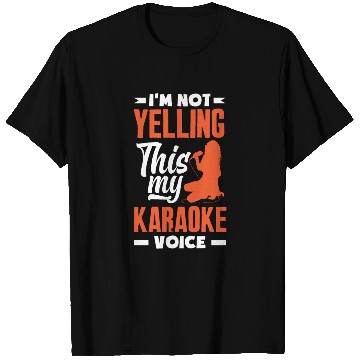 Discover Funny Karaoke Singer Singing Musician Karaoke Gift T Shirts