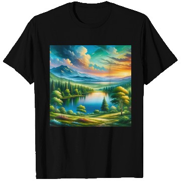 Discover Serene Elegance A Modern Abstract Artwork T Shirts