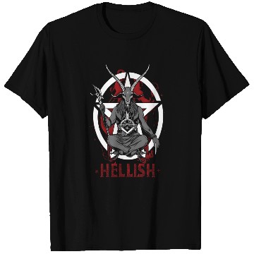 Discover Hellish Satan Baphomet T Shirts