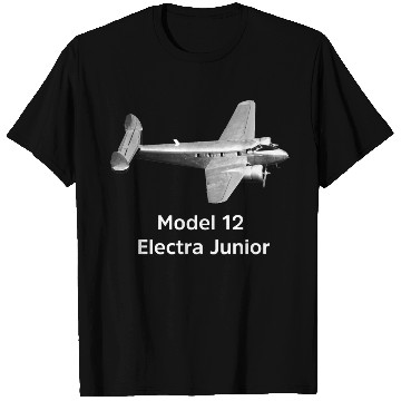 Discover Lockheed Model 12 Electra Junior Aircraft T Shirts