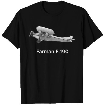Discover Farman F190 Utility Aircraft T Shirts