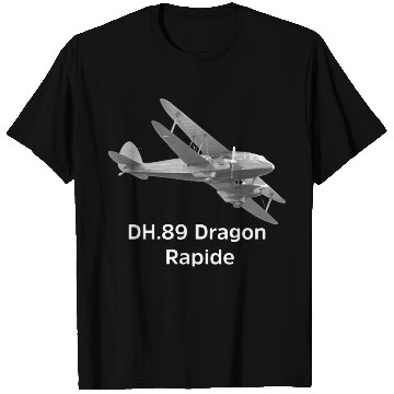 Discover Havilland Dragon Rapide Short-haul airline T Shirts