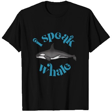 Discover Cute I Speak Whale Orca Killer Whale Retro Style T Shirts