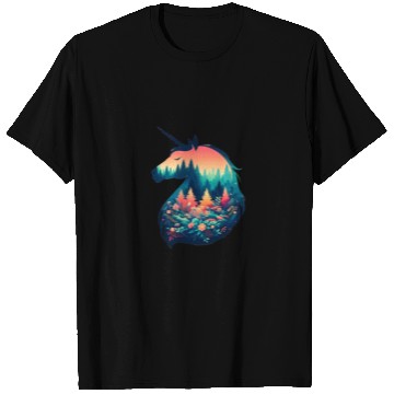 Discover Nature in Unicorn Pattern T Shirts