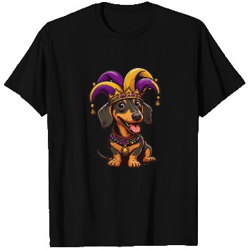 Discover Mardi Gras Dachshund T Shirts