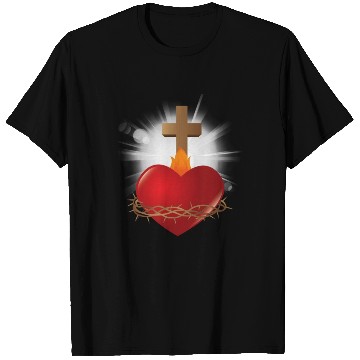 Discover sacred heart of jesus T Shirts