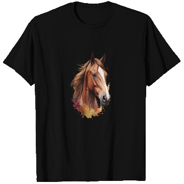 Discover Horse Photo realism body head T Shirts
