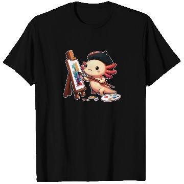 Discover Painter Art Artist Axolotl T Shirts