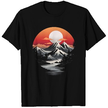 Discover Mountain Glow Apparel: Sunrise Serenity Edition T Shirts