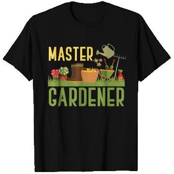 Discover Funny Garden Master Gardener T Shirts