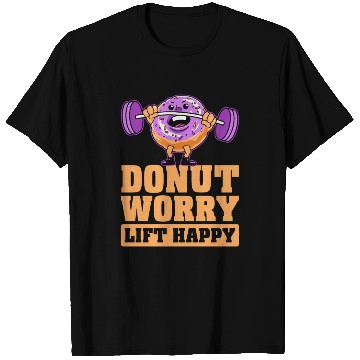 Discover Fitness Donut Funny Donut Gym T Shirts