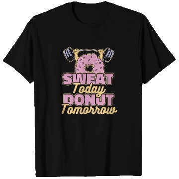 Discover Fitness Donut Funny Donut Gym T Shirts