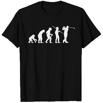 Discover Evolution golf golfer golfer T Shirts
