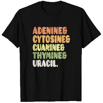 Discover Nucleobases Biology Teacher DNA Biologist T Shirts