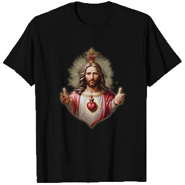 Discover sacred heart of jesus T Shirts