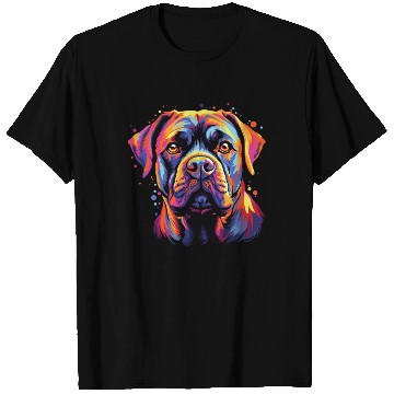 Discover Watercolor Colorful Cane Corso T Shirts