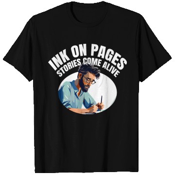 Discover Ink on Pages Stories come alive T Shirts