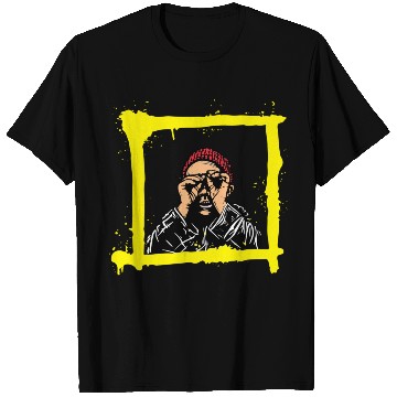 Discover Yellow Brown Red Colorful Graffiti Illustration T Shirts