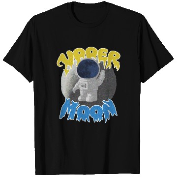 Discover Astronaut upper moon T Shirts