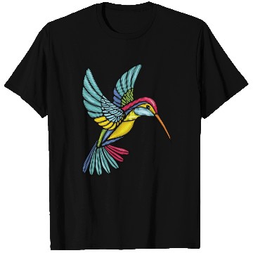 Discover Colourful Hummingbird, Sweet and Elegant Style T Shirts