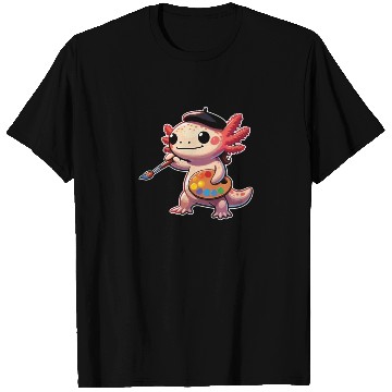 Discover Painter Art Artist Axolotl T Shirts