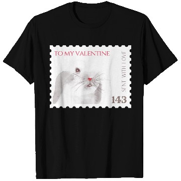 Discover Valentine's day love letter stamp with bunny T Shirts
