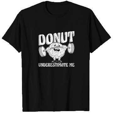 Discover Fitness Donut Funny Donut Gym T Shirts