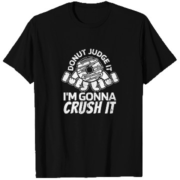 Discover Fitness Donut Funny Donut Gym T Shirts