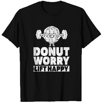 Discover Fitness Donut Funny Donut Gym T Shirts