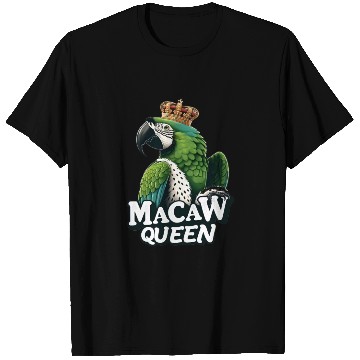 Discover Green Macaw Ornithologist Macaw Queen T Shirts